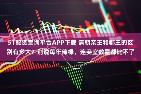 51配资查询平台APP下载 清朝亲王和郡王的区别有多大？别说每年俸禄，连妾室数量都比不了